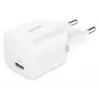 Charger Belkin BoostCharge 25W USB-C PD (Innenbereich AC) Weiß — für tragbare Spielekonsolen, Smartphones, Tablets