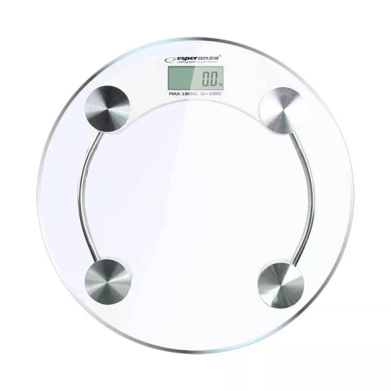 Esperanza EBS007W Personenwaage Circle White Elektronische Personenwaage