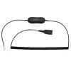 Jabra GN1218 AC 2m Spiral, Kabel, Schwarz