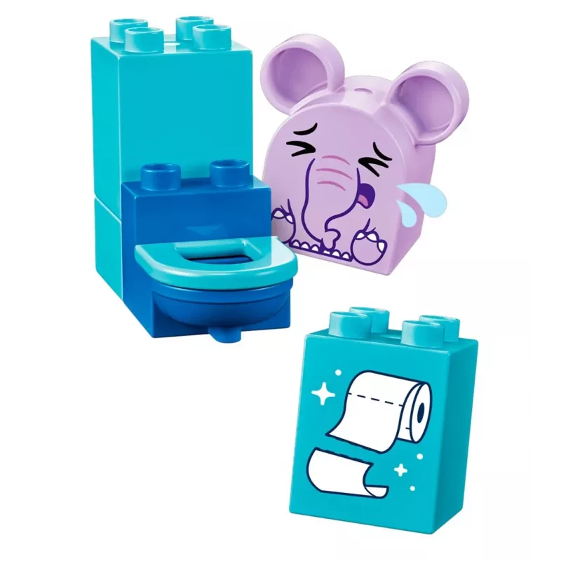 LEGO DUPLO Badespaß-Set 10413 — Badespielset für Kleinkinder, 15 Teile, empfohlenes Alter 1,5+