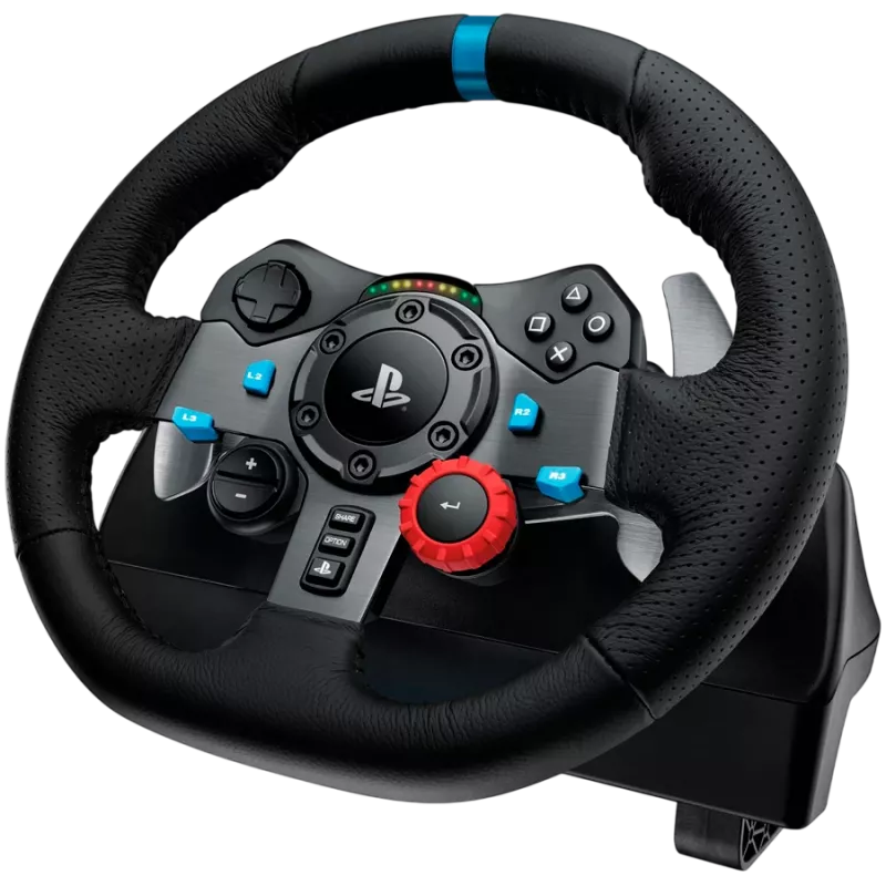 LOGITECH G29 EU + G435 Black Gaming Controller Aluminium Black USB Lenkrad + Pedale + Headset PC