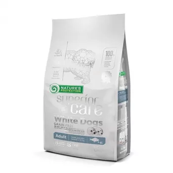 Trockenfutter für Hunde nature’s protection Superior Care White Dogs Grain Free Adult Small Fish 1.5 kg