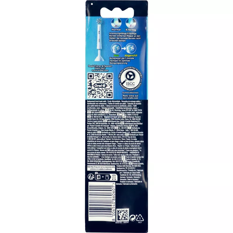 Oral-B Pro Sensitive Clean Ersatzbürstenköpfe, 10 Stück