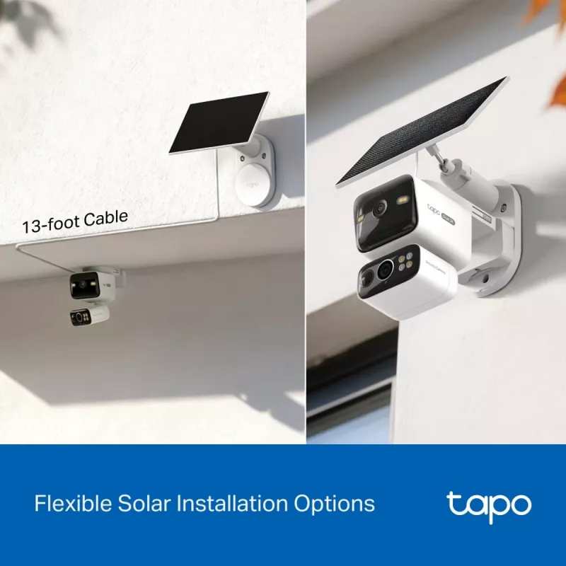 TP-Link Tapo C645D KIT, Solar-powered pan/tilt wire-free camera, 3MP