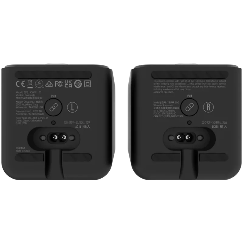 Kabelloser 1-Wege-Lautsprecher KLIPSCH SURR 100 — 50 W, 2.0 Kanäle, 235–20000 Hz, Schwarz