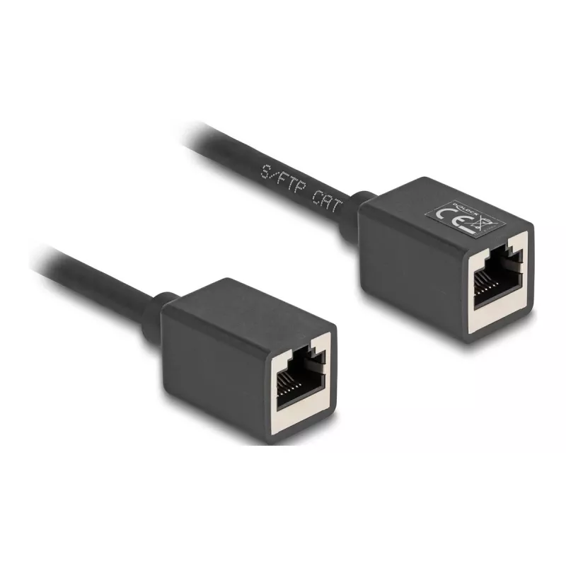 Netzwerkkabel DeLOCK 90334 RJ-45 Cat6a 7,5 m Schwarz