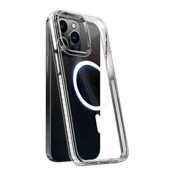 Torras Sparka Handyhülle für iPhone 15 Pro — transparente Schutzhülle