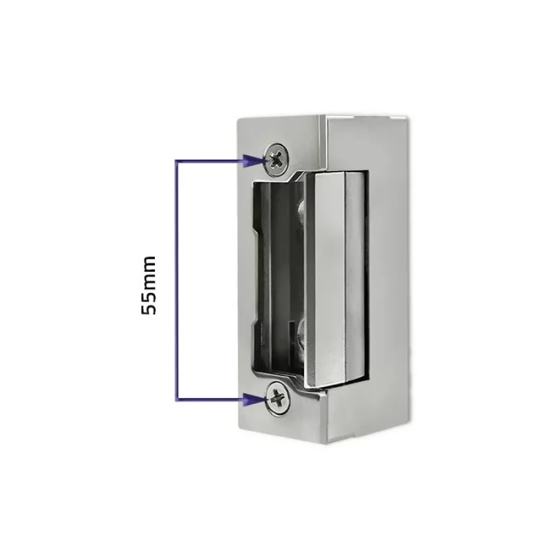 Elektromagnetisches Schloss QOLTEC 52459 12V symmetrisch mit Speicher und Verriegelung