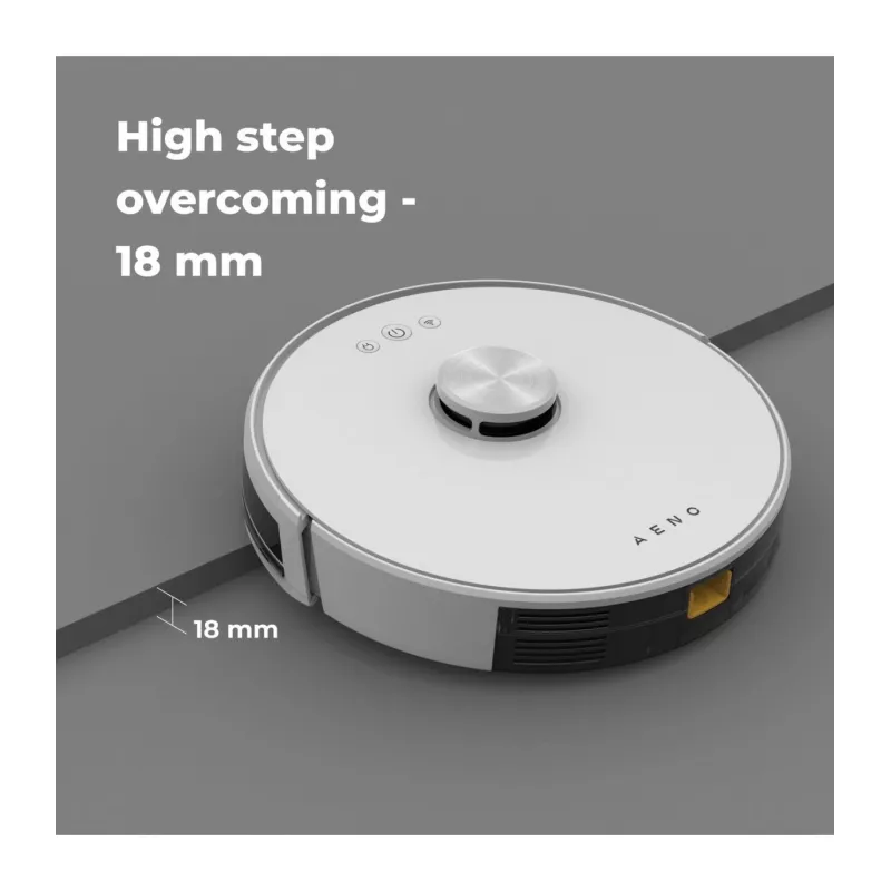 AENO Saugroboter RC2S: Nass- & Trockenreinigung, smarte Steuerung AENO App, leistungsstarker japanischer Nidec-Motor, Turbomodus