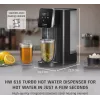 Caso Turbo Heißwasserspender | HW 616 | Wasserspender | 2600 W | 2,5 L | Kunststoff/Edelstahl | Schwarz/Edelstahl