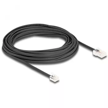 DeLOCK Telefonkabel RJ45-Stecker auf RJ11-Stecker schwarz 10 m