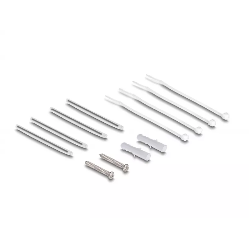 DeLOCK Glasfaser-Anschlussdose FTTH Wandmontage 4 x SC Simplex LC Duplex weiß