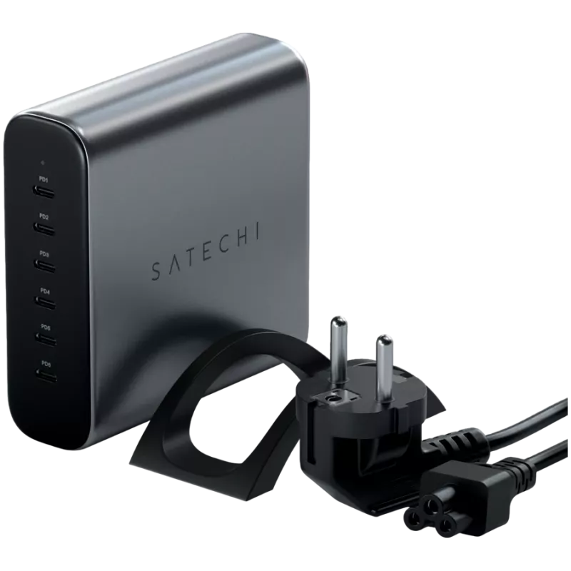 Indoor-Ladegerät Satechi ST-C200GM-EU Universal Grau 6 USB Type-C-Anschlüsse