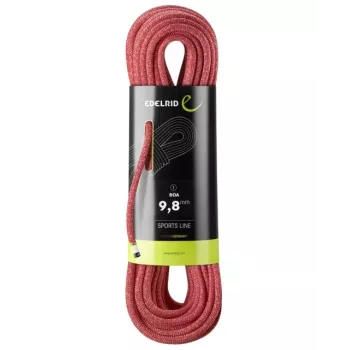 Kletterseil Edelrid 710790802000 Rot 80000 mm 9,8 mm Polyamid