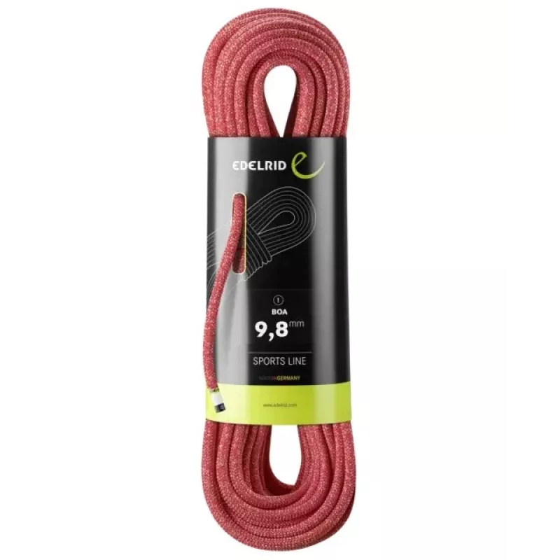 Kletterseil Edelrid 710790802000 Rot 80000 mm 9,8 mm Polyamid
