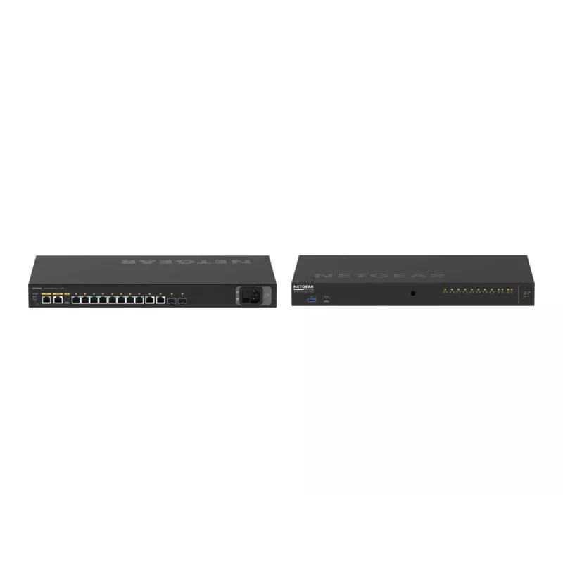 NETGEAR M4250-10G2XF-PoE++ Managed L2/L3 Gigabit Ethernet (10/100/1000) Power over Ethernet (PoE) 1U Schwarz