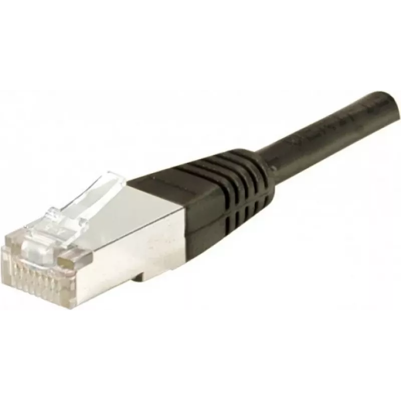 Dexlan 858382 Netzwerkkabel Schwarz 10 m Cat6a S/FTP