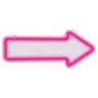 Neonlichter Pfeil Wandleuchte MANTA SNL107PK – rosa dekoratives LED-Pfeilschild