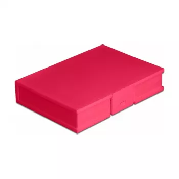 Schutzbox DeLOCK 18374 für 3,5-Zoll-HDD rot