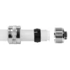 Fitting Alphacool 17470 – Messing-Chrom-PC-Wasserkühlungsfitting, Höhe 20 mm, Gewicht 23 g
