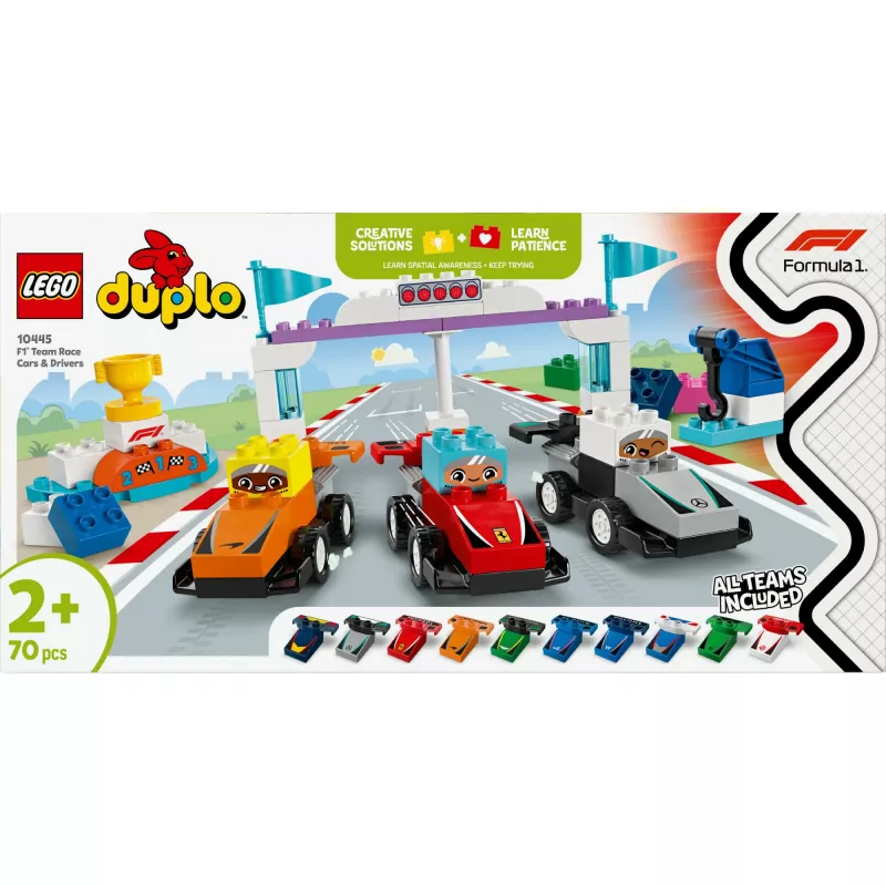 LEGO DUPLO 10445 F1 Team Rennwagen & Fahrer