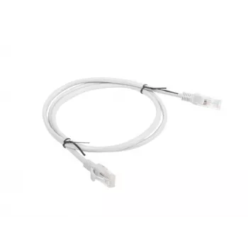 LANBERG Cat6 U/UTP RJ-45 Netzwerkkabel PCU6-10CC-0100-S, 1 m, grau