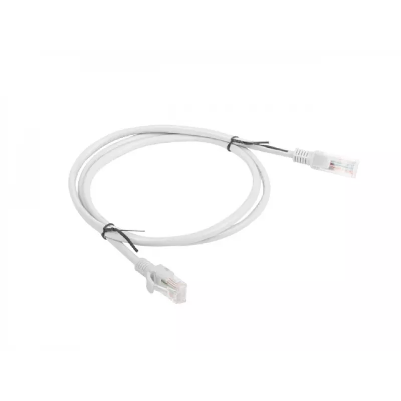 LANBERG Cat6 U/UTP RJ-45 Netzwerkkabel PCU6-10CC-0100-S, 1 m, grau