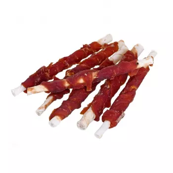 Hundeleckerli PETITTO Duck Kebab 500 g — weiche Trainingshappen mit Entengeschmack, 64 % Protein, 3 % Fett, gluten- und zuckerfrei