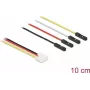 IoT-Plattformkabel DELOCK 86948 — Kupferleiter, Farben: Schwarz/Rot/Weiß