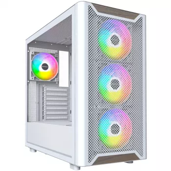 Montech XR Wood Midi-Tower Weiß