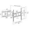 TV-Halterung LogiLink BP0028 177,8 cm (70 Zoll) Schwarz