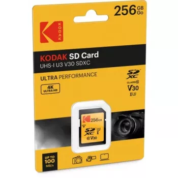 Speicherkarte Kodak 256GB UHS-I U3 V30 Ultra EKMSD256GXC10HPRK