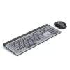 Kabelloses Multi-Device-Tastatur- und Maus-Set HAMA WKM-750 — schwarz, kabellose Konnektivität