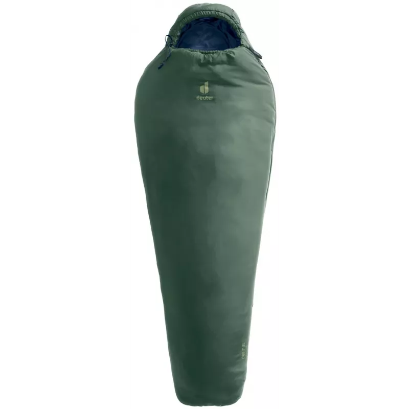 Mumienschlafsack DEUTER Orbit SL +5 °C / 41 °F — 750 mm Breite, 480 mm Tiefe, Ripstop-PES, Grün