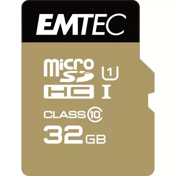 Flash-Speicher Emtec 32GB MicroSDHC Class10 ECMSDM32GHC10GP