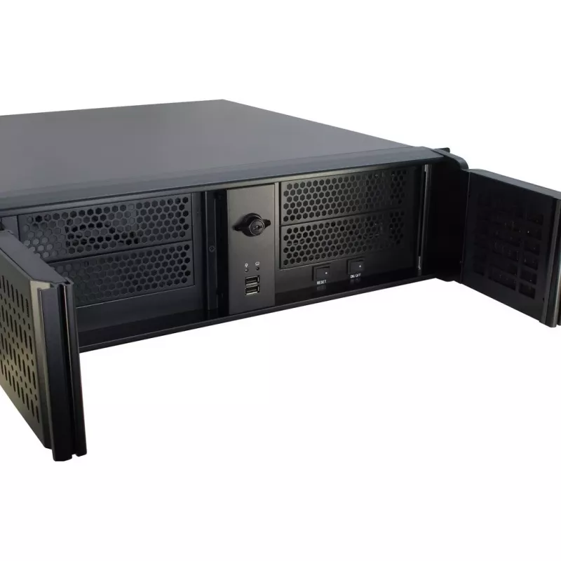 Inter-Tech 3U-3098-S Rack Schwarz