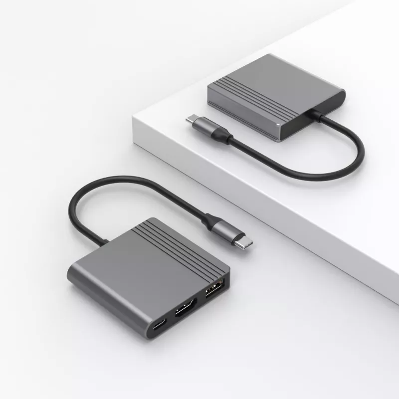 I/O-ADAPTER USB-C AUF HDMI/USB3/3IN1 A-CM-COMBO3-05 GEMBIRD