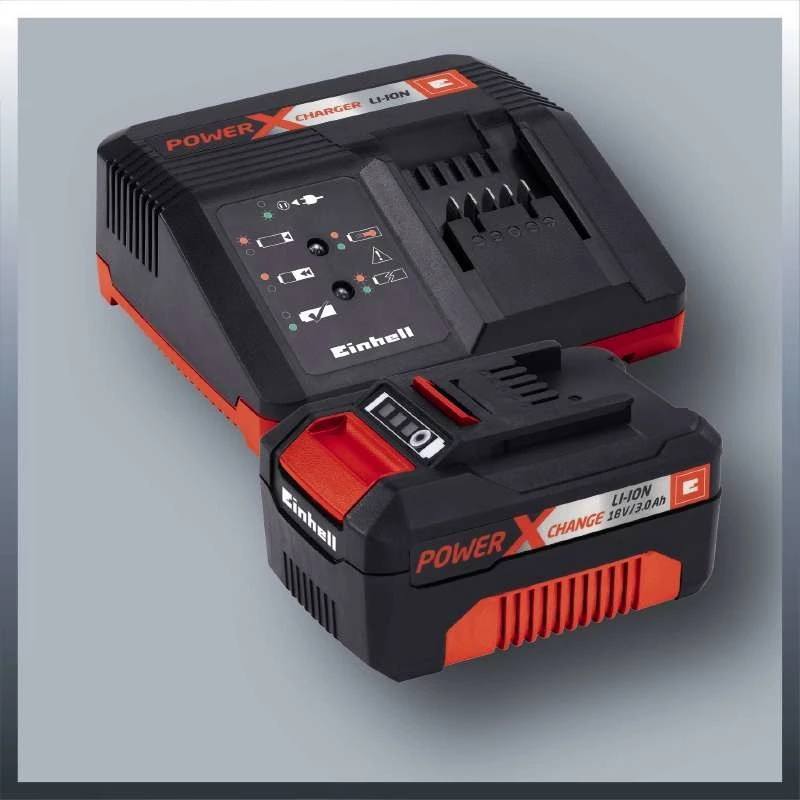 Einhell GE-LC 18 Li Kit 2400 RPM Schwarz, Rot