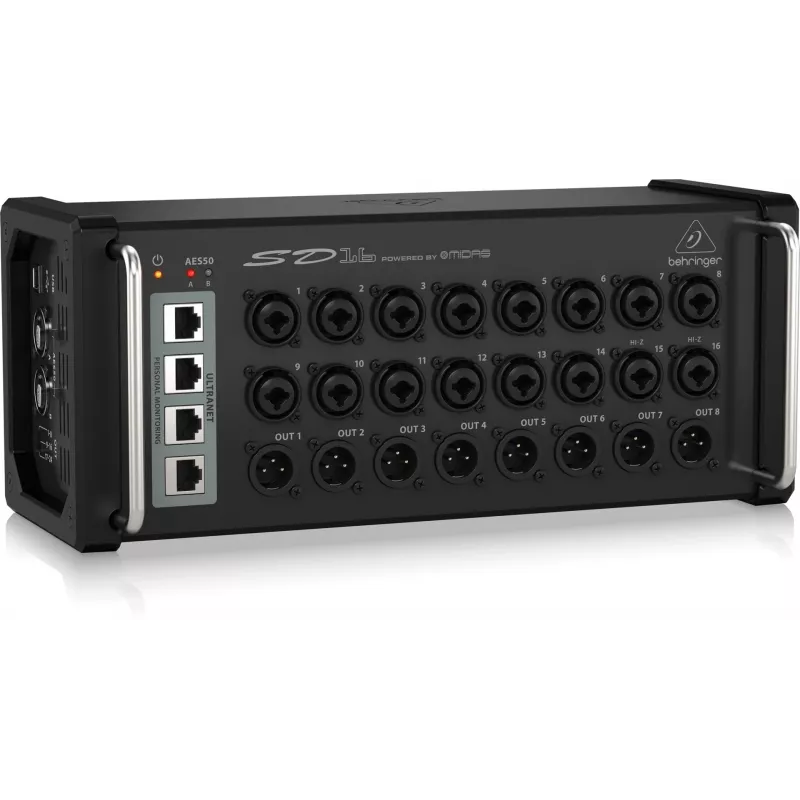 Stagebox Behringer SD16 Schwarz Metall