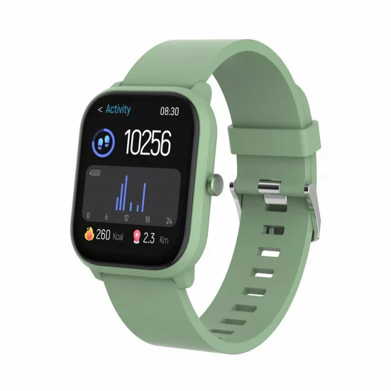 Smartwatch DENVER SWK-120GN mit Fitness-Tracking und Benachrichtigungsunterstützung, grün