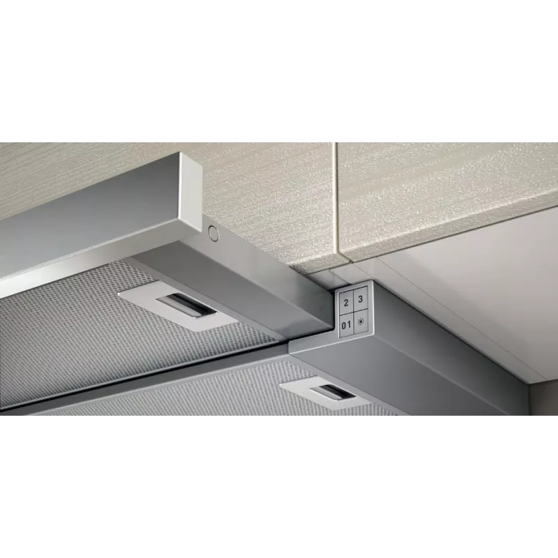 Elica ELITE14 LUX GRIX/A/60 Unterbau-Dunstabzugshaube Silber, Edelstahl 336 m³/h