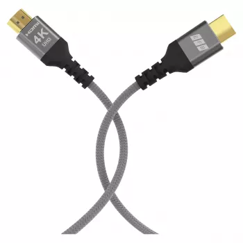 EFB Elektronik HDMI-Kabel High-Speed mit Ethernet 4K60Hz Grau - Kabel - Digital/Display/Video (HDMI-20-00004)