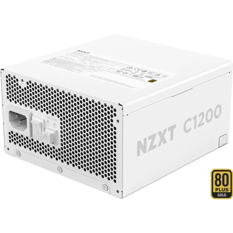Netzteil | NZXT | PA-2G2BW-EU | 1200 Watt | Effizienz 80 PLUS GOLD | MTBF 100000 Stunden | PA-2G2BW-EU