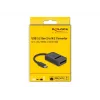 DeLOCK Combo-Konverter für M.2 NVMe PCIe SATA SSD USB Type-C 10 Gbit/s