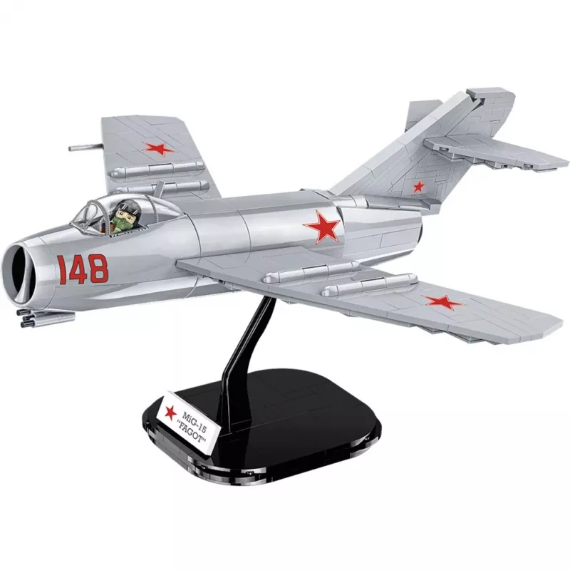 COBI Historical Collection Korean War MIG-15 NATO Code Fagot Soviet Jet