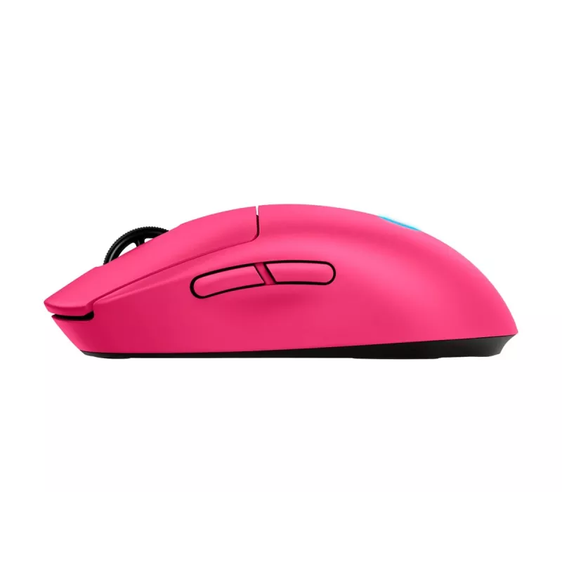 Logitech G PRO 2 - Maus - Gaming - rechts- und linkshändig - optisch - 8 Tasten - Kabellos, Kabelgebunden - 2,4 GHz, USB - USB Logitech LIGHTSPEED Empfänger - pink (910-007310)