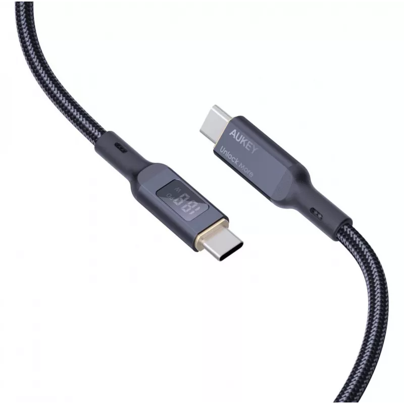 AUKEY CB-MCC102 USB-Kabel 1,8 m USB-C Schwarz 480 Gbit/s