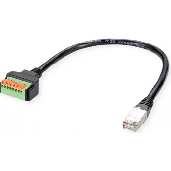 ROLINE Kabel-Adapter RJ45 ST - Push-Terminalblock - Adapter - Netzwerk (12.02.1171)