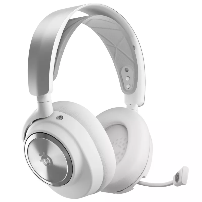 Headset STEELSERIES 61524 wired circumaural white head-band headphones