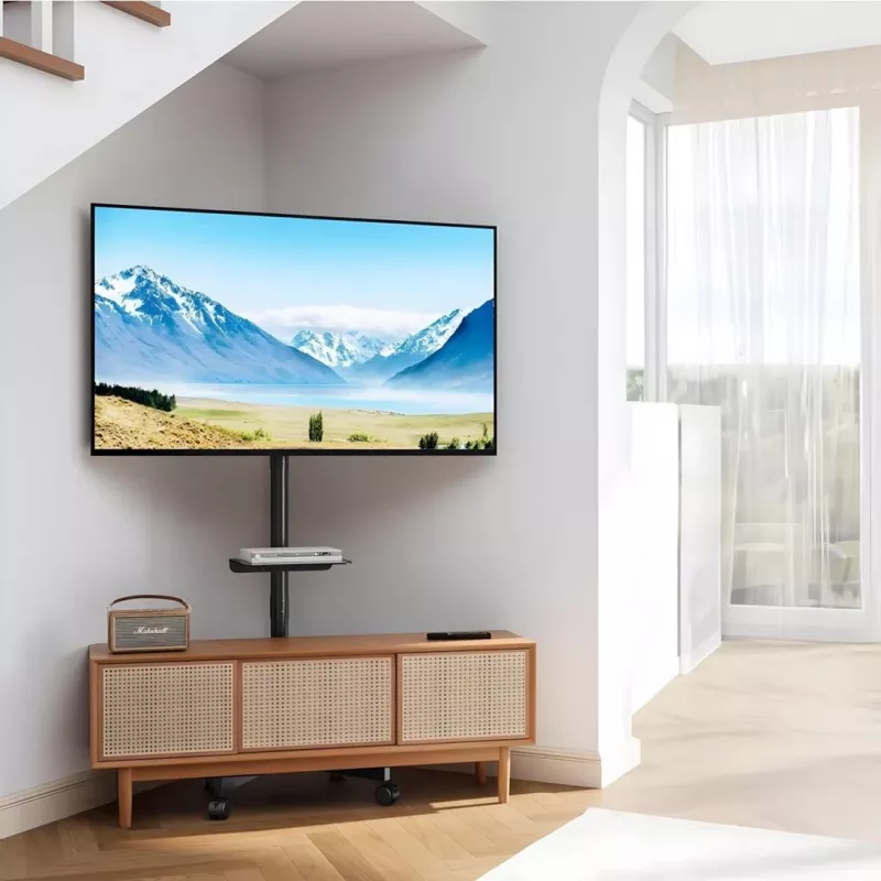 Mobiler TV-Ständer MONTIS MT191 ATLAS für Bildschirme von 26–60 Zoll, max. Tragfähigkeit 35 kg, VESA bis 400x400